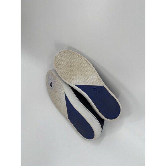 Rothy's The Sneaker Maritime Lattice Stitch Navy Slip On Shoes Women's Size 8.5 - Picture 13 of 15